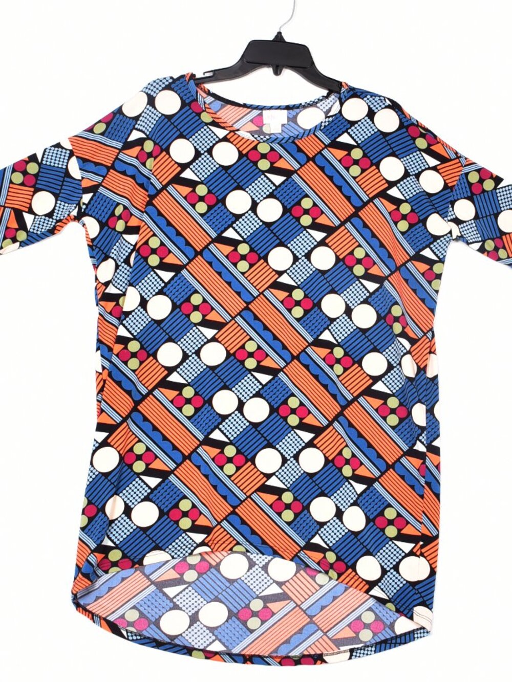 Lularoe Perfect T Women Tunic Top Short Sleeve Multicolor Size XS